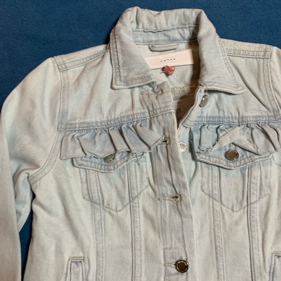 BLANKNYC GIRLS COTTON SIGN YOUR NAME DENIM JACKET - Picture 3 of 6